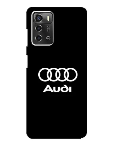 Чехол для ZTE Blade A52 с картинкой «Классическое лого Audi»