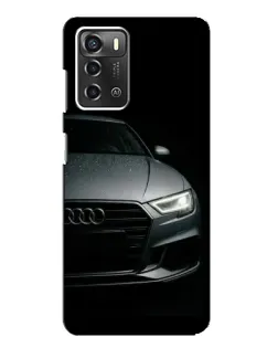 Чехол для ZTE Blade A52 с картинкой «Audi — детализация кузова»