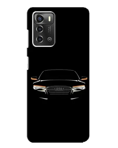 Чехол для ZTE Blade A52 с картинкой «Audi — ночной контур»