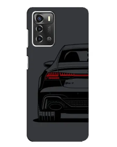 Чехол для ZTE Blade A52 с картинкой «Задняя часть Audi — арт»