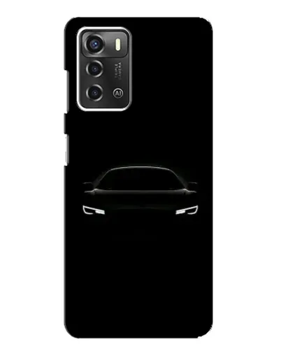 Чехол для ZTE Blade A52 с картинкой «Взгляд Audi в темноте»