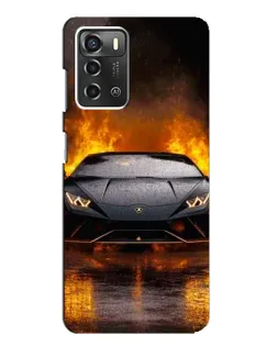 Чехол для ZTE Blade A52 с картинкой «Lamborghini в огне» Чехол для ZTE Blade A52 с картинкой «Lamborghini в огне»