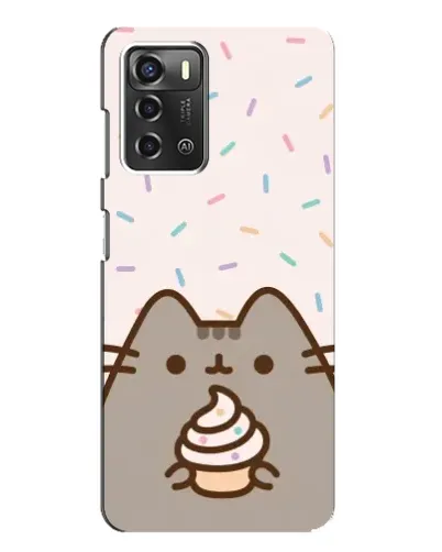 Чехол для ZTE Blade A52 с картинкой «Пушин с кексом» Чехол для ZTE Blade A52 с картинкой «Пушин с кексом»