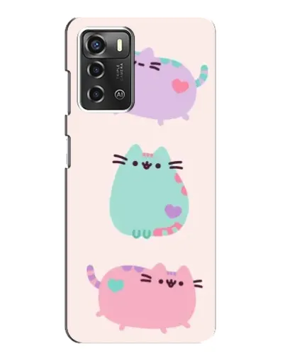 Чехол для ZTE Blade A52 с картинкой «Pusheen трио» Чехол для ZTE Blade A52 с картинкой «Pusheen трио»