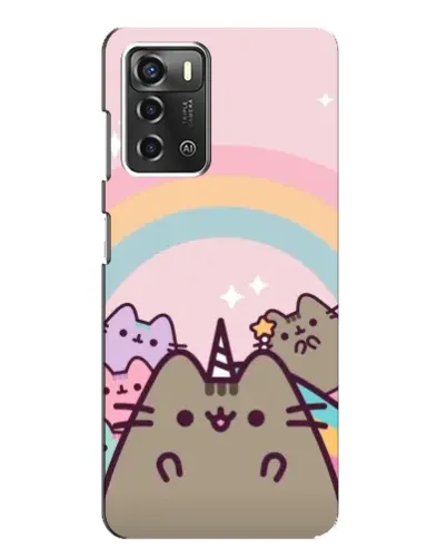 Чехол для ZTE Blade A52 с картинкой «Единорог Pusheen» Чехол для ZTE Blade A52 с картинкой «Единорог Pusheen»