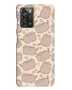 Чехол для ZTE Blade A52 с картинкой «Маленькие Пушины»