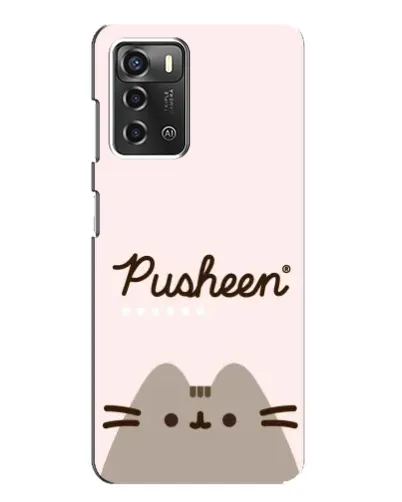 Чехол для ZTE Blade A52 с картинкой «Pusheen логотип» Чехол для ZTE Blade A52 с картинкой «Pusheen логотип»