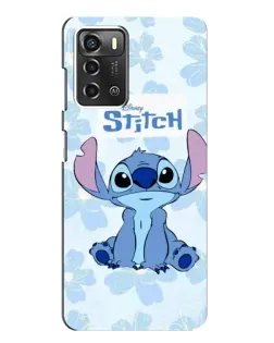 Чохол для ZTE Blade A52 з картинкою «Stitch серед квітів» Чохол для ZTE Blade A52 з картинкою «Stitch серед квітів»