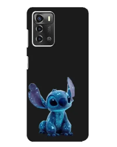 Чохол для ZTE Blade A52 з картинкою «Стіч на чорному» Чохол для ZTE Blade A52 з картинкою «Стіч на чорному»