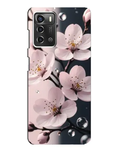 Чехол для ZTE Blade A52 с картинкой «Нежная сакура и капли» Чехол для ZTE Blade A52 с картинкой «Нежная сакура и капли»