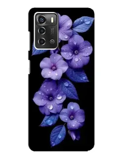 Чохол для ZTE Blade A52 з картинкою «Фіолетові квіти з росою» Чохол для ZTE Blade A52 з картинкою «Фіолетові квіти з росою»