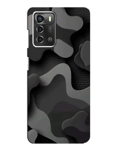 Чохол для ZTE Blade A52 з картинкою «Темний абстрактний камуфляж» Чохол для ZTE Blade A52 з картинкою «Темний абстрактний камуфляж»