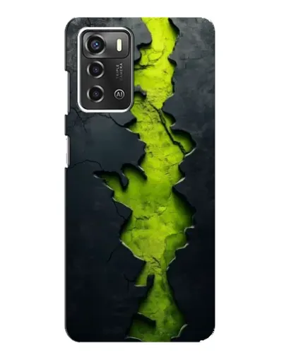 Чохол для ZTE Blade A52 з картинкою «Салатовий розлом скелі» Чохол для ZTE Blade A52 з картинкою «Салатовий розлом скелі»