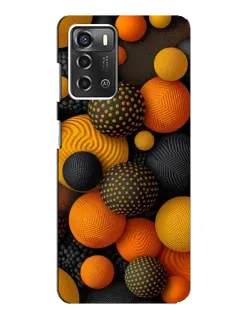 Чехол для ZTE Blade A52 с картинкой «Объемные оранжевые сферы» Чехол для ZTE Blade A52 с картинкой «Объемные оранжевые сферы»