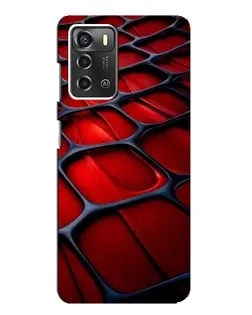 Чехол для ZTE Blade A52 с картинкой «Красная глянцевая сетка» Чехол для ZTE Blade A52 с картинкой «Красная глянцевая сетка»