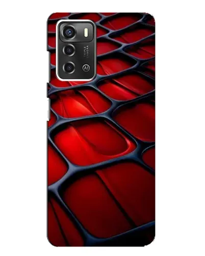 Чохол для ZTE Blade A52 з картинкою «Червона глянцева сітка» Чохол для ZTE Blade A52 з картинкою «Червона глянцева сітка»