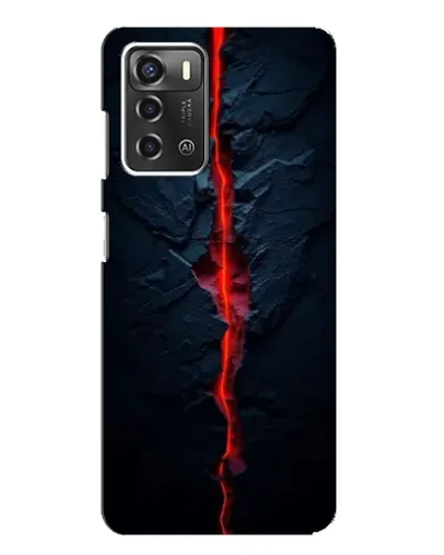 Чохол для ZTE Blade A52 з картинкою «Червона лавова тріщина» Чохол для ZTE Blade A52 з картинкою «Червона лавова тріщина»