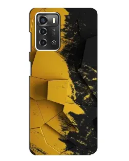 Чехол для ZTE Blade A52 с картинкой «Золотые осколки геометрии» Чехол для ZTE Blade A52 с картинкой «Золотые осколки геометрии»