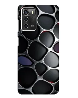 Чехол для ZTE Blade A52 с картинкой «Объемная темная решетка» Чехол для ZTE Blade A52 с картинкой «Объемная темная решетка»