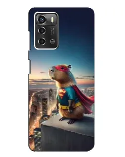 Чехол для ZTE Blade A52 с картинкой «Капи-мен супергерой» Чехол для ZTE Blade A52 с картинкой «Капи-мен супергерой»