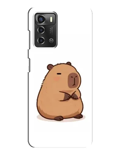 Чехол для ZTE Blade A52 с картинкой «Толстенькая капибара»