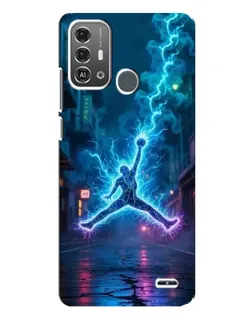 Чехол для ZTE Blade A53 Pro с картинкой «Jordan Gold Jumpman»