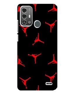 Чехол для ZTE Blade A53 Pro с картинкой «Jordan Red Pattern»