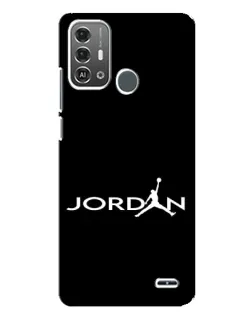 Чехол для ZTE Blade A53 Pro с картинкой «Jordan White Logo»