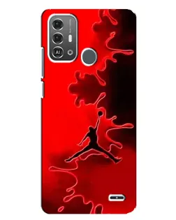 Чехол для ZTE Blade A53 Pro с картинкой «Jordan Red Smoke»
