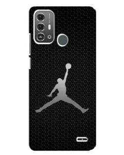 Чехол для ZTE Blade A53 Pro с картинкой «Jordan Dark Carbon»