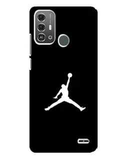Чехол для ZTE Blade A53 Pro с картинкой «Jordan Silhouette»