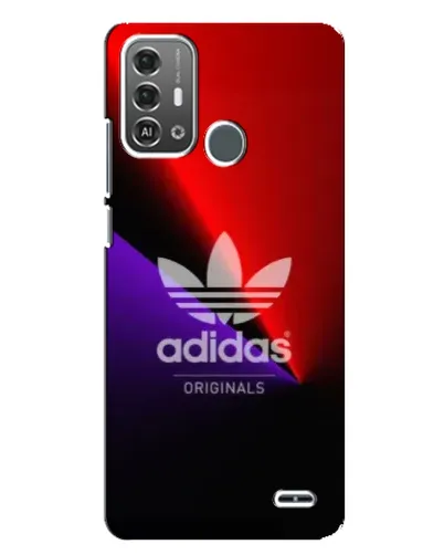 Чехол для ZTE Blade A53 Pro с картинкой «Adidas Red Neon»