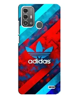 Чехол для ZTE Blade A53 Pro с картинкой «Абстракция Adidas»