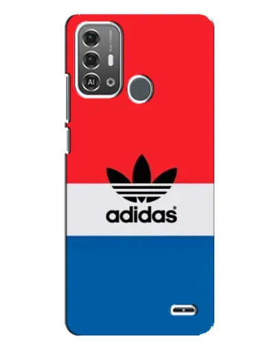 Чехол для ZTE Blade A53 Pro с картинкой «Ретро блоки Adidas»