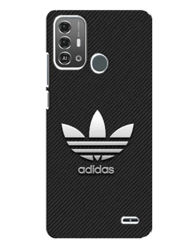 Чехол для ZTE Blade A53 Pro с картинкой «Adidas Карбоновая текстура»