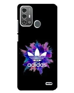 Чехол для ZTE Blade A53 Pro с картинкой «Взрыв красок Adidas»