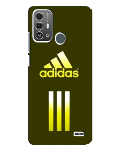 Чехол для ZTE Blade A53 Pro с картинкой «Оливковый градиент Adidas»