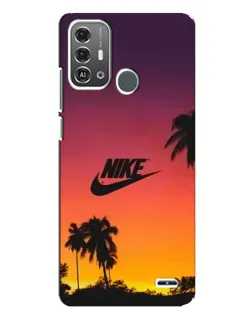 Чехол для ZTE Blade A53 Pro с картинкой «Nike на закате солнца» Чехол для ZTE Blade A53 Pro с картинкой «Nike на закате солнца»