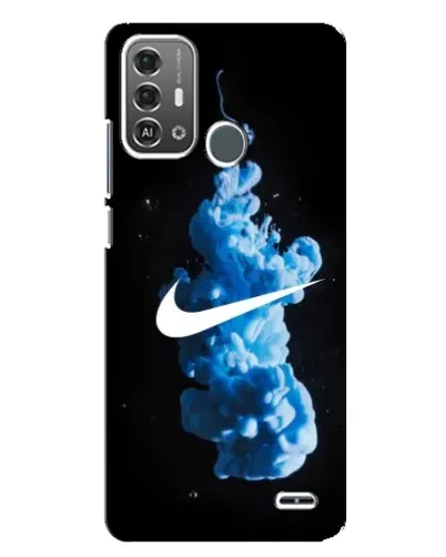 Чехол для ZTE Blade A53 Pro с картинкой «Nike и синий дым» Чехол для ZTE Blade A53 Pro с картинкой «Nike и синий дым»