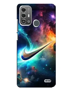 Чехол для ZTE Blade A53 Pro с картинкой «Космический Nike Swoosh» Чехол для ZTE Blade A53 Pro с картинкой «Космический Nike Swoosh»