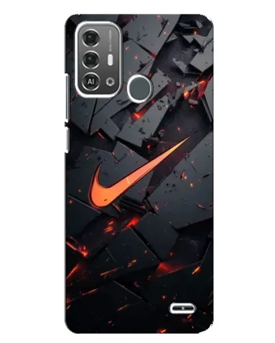 Чехол для ZTE Blade A53 Pro с картинкой «Nike — эффект разломов» Чехол для ZTE Blade A53 Pro с картинкой «Nike — эффект разломов»
