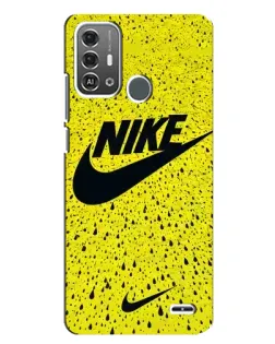 Чехол для ZTE Blade A53 Pro с картинкой «Желтый текстурный Nike» Чехол для ZTE Blade A53 Pro с картинкой «Желтый текстурный Nike»
