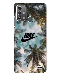 Чехол для ZTE Blade A53 Pro с картинкой «Тропический принт Nike» Чехол для ZTE Blade A53 Pro с картинкой «Тропический принт Nike»