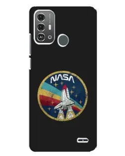 Чехол для ZTE Blade A53 Pro с картинкой «NASA — эмблема миссии»