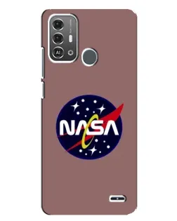 Чехол для ZTE Blade A53 Pro с картинкой «NASA — ретро космос» Чехол для ZTE Blade A53 Pro с картинкой «NASA — ретро космос»