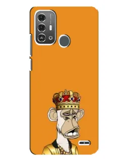 Чехол для ZTE Blade A53 Pro с картинкой «Золотая обезьяна Bored Ape»