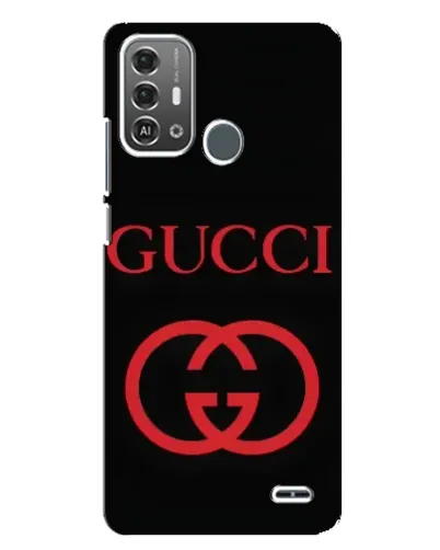 Чехол для ZTE Blade A53 Pro с картинкой «Gucci — красный логотип»