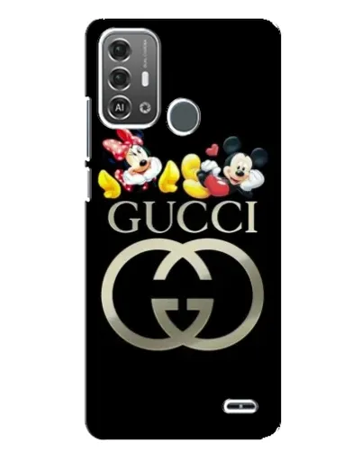 Чехол для ZTE Blade A53 Pro с картинкой «Gucci — герои Disney»