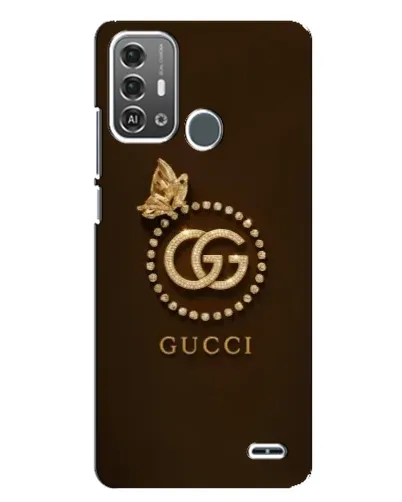 Чехол для ZTE Blade A53 Pro с картинкой «Gucci — золотая бабочка»
