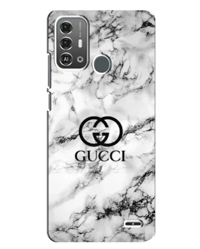 Чехол для ZTE Blade A53 Pro с картинкой «Gucci — мраморный шик»